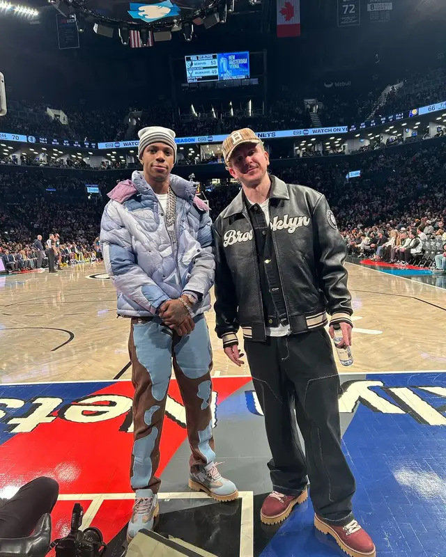 A Boogie Wit Da Hoodie outfit in KidSuper and Hermes, 2024