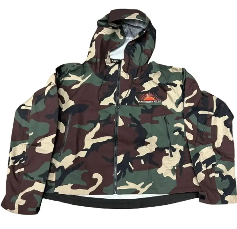 The GV Gallery Raspberry Hills Green Camo Jacket $370