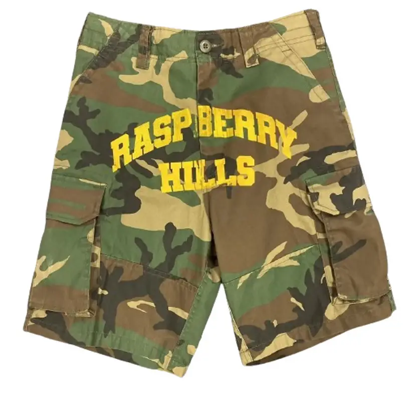The GV Gallery Raspberry Hills Camo Shorts $89