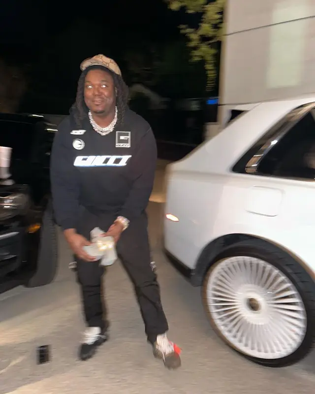 Lucki outfit in Prada, Nike, and Gucci, 2024