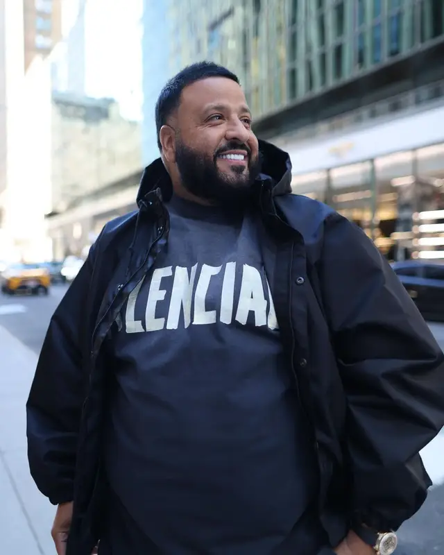 DJ Khaled outfit in Balenciaga and Jordan, 2024