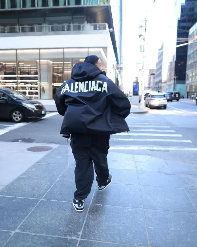 DJ Khaled outfit in Balenciaga and Jordan, 2024