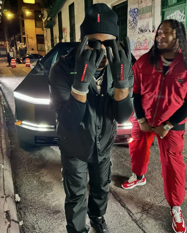 Tee Grizzley outfit in Prada, 2024