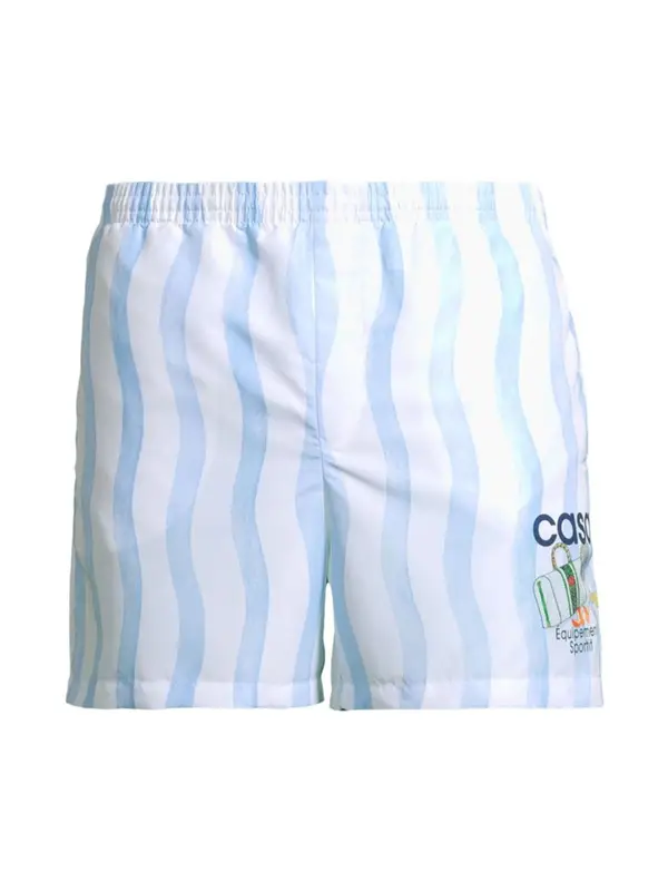 Casablanca Blue Waves Swim Shorts $320