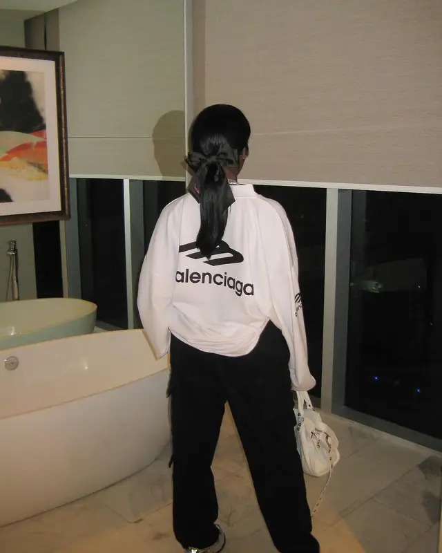Asian Doll outfit in Balenciaga, 2024
