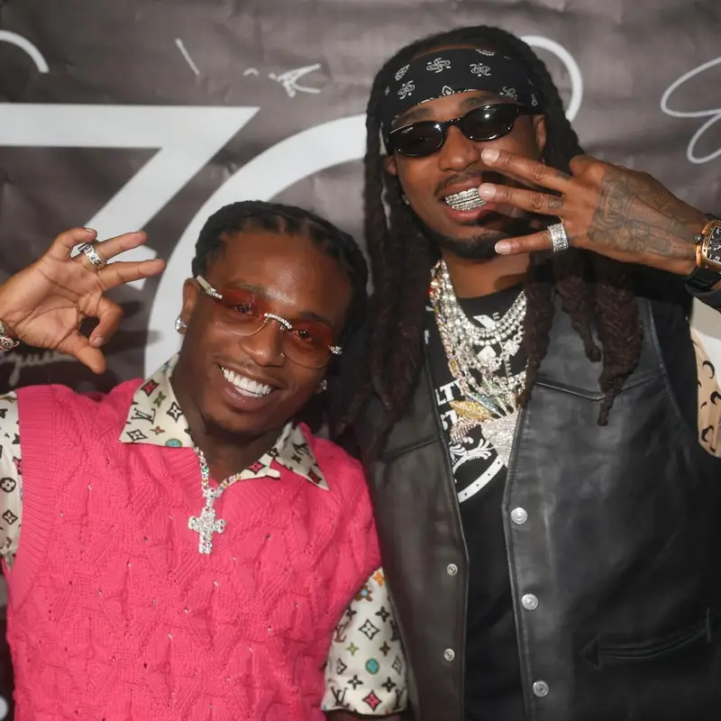 Jacquees outfit in Tyler The Creator Merch and Louis Vuitton, 2024