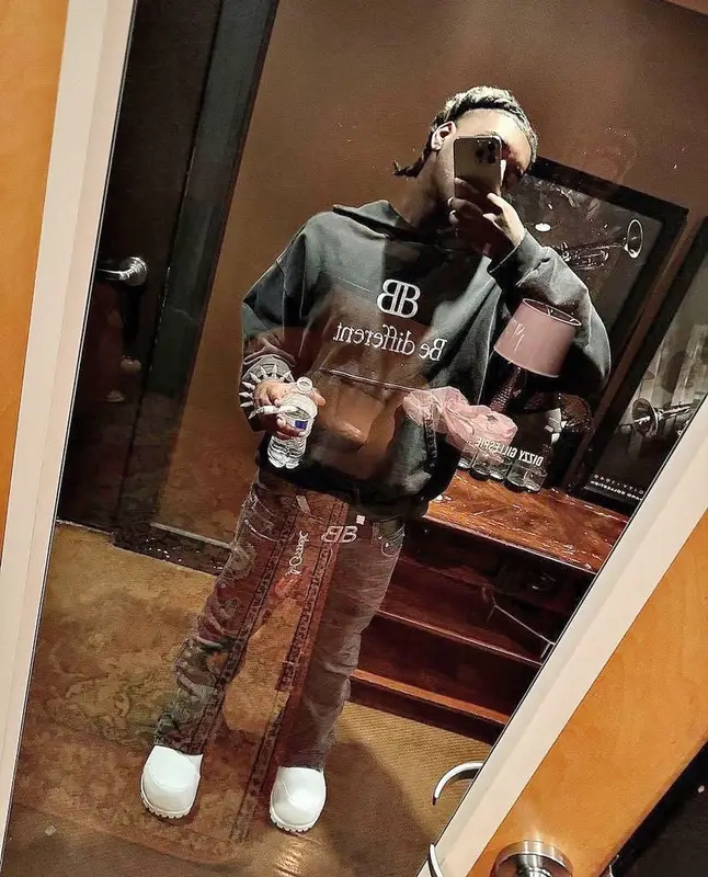 Ken Carson outfit in Balenciaga, 2024