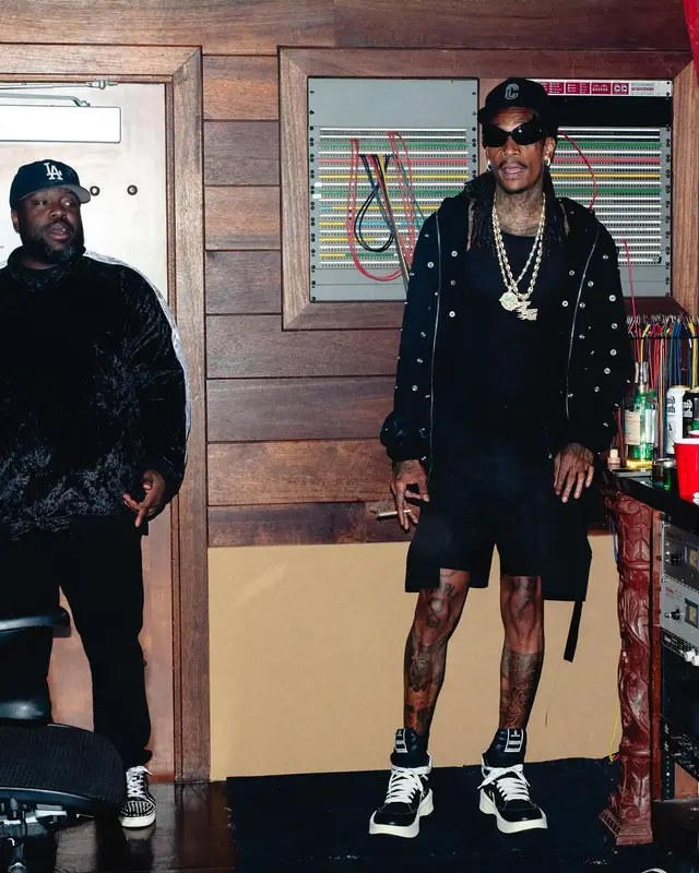 Wiz Khalifa outfit in Rick Owens, Converse, and Balenciaga, 2024