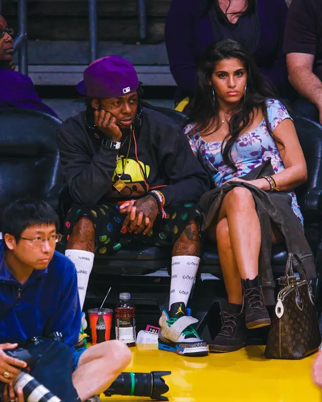 Lil Wayne outfit in Trukfit, Jordan, and Golf Wang, 2024