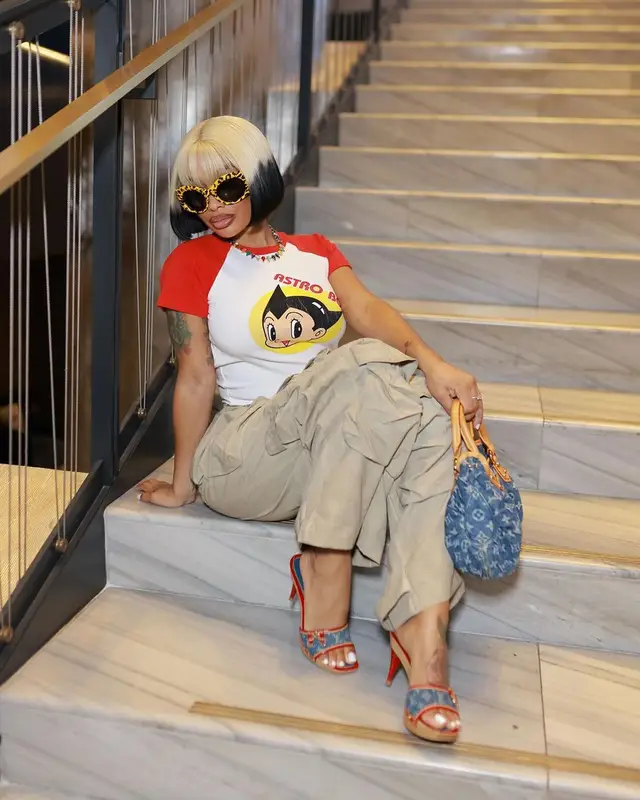 Dream Doll outfit in FashionNova, Balenciaga, and Louis Vuitton, 2024