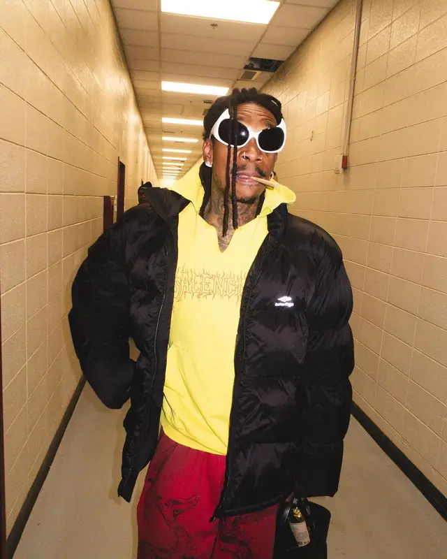 Wiz Khalifa outfit in Balenciaga, 2024