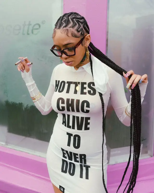 Anycia outfit in CtaXApparel, Rick Owens, and Custom, 2024