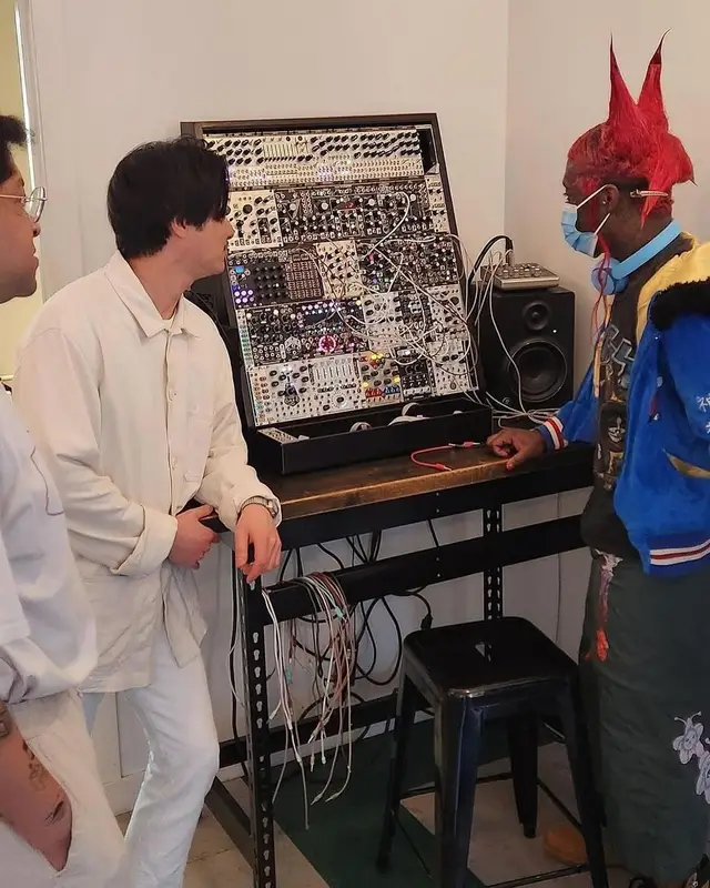 Lil Uzi Vert outfit in Made Worn, Timberland, and Beats by Dre, 2024