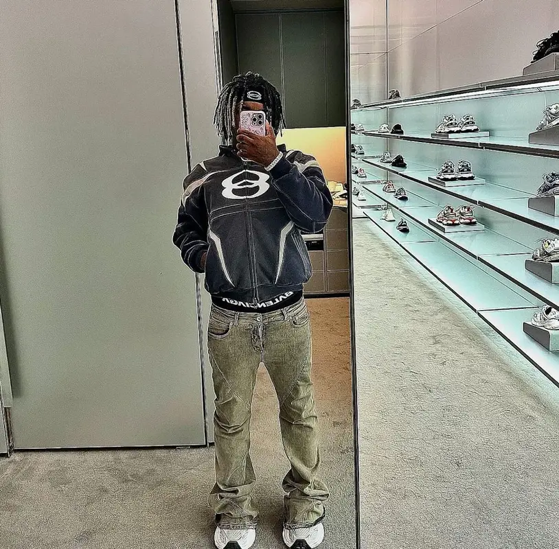 Ken Carson outfit in Balenciaga and Rick Owens, 2024