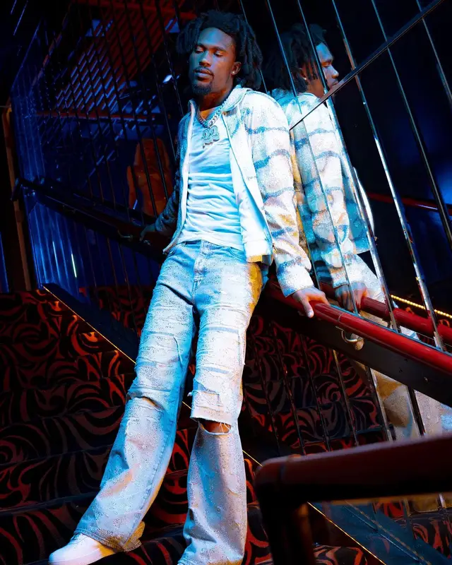 Hunxho outfit in Amiri and Nike, 2024