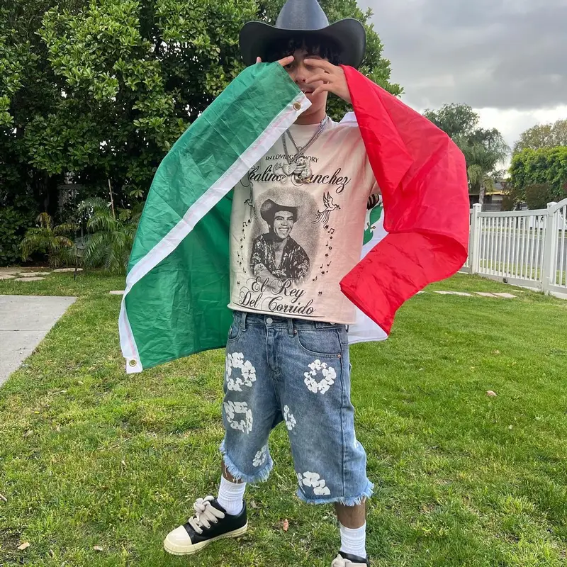 Suigeneris outfit in Sacred, Denim Tears, and Rick Owens, 2024