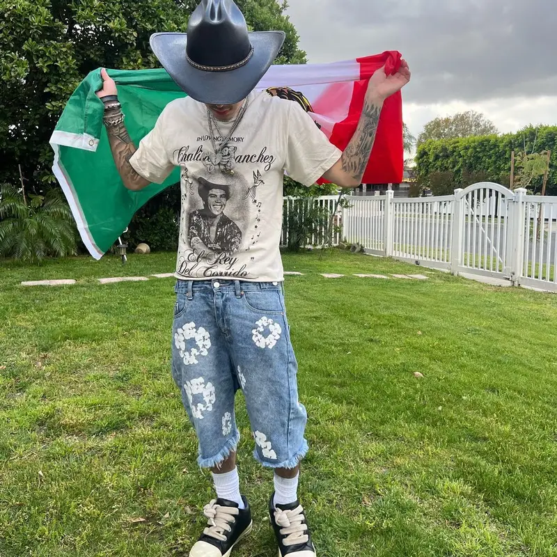 Suigeneris outfit in Sacred, Denim Tears, and Rick Owens, 2024