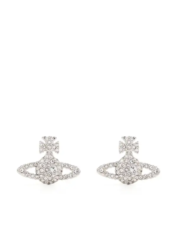 Vivienne Westwood Crystal-embellished Logo Stud Earring  $150