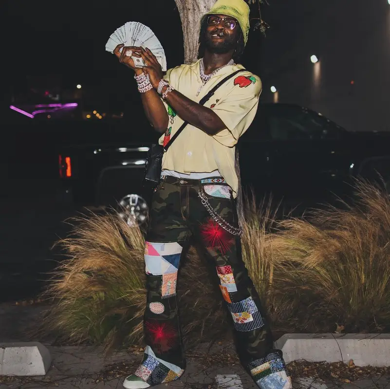 Chief Keef outfit in Nike, Louis Vuitton, and Marni, 2024