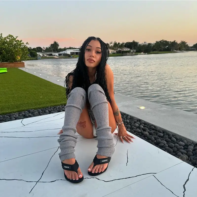 Coi Leray outfit in Dion Lee, Chanel, and Coperni, 2024