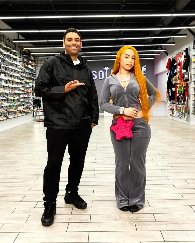 Ice Spice outfit in Juicy Couture, Jordan, and Chanel, 2024