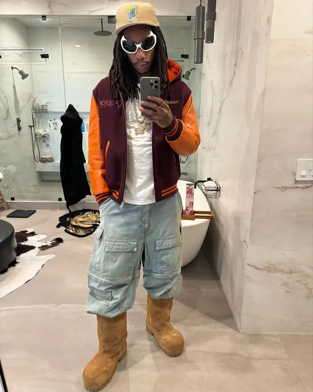Wiz Khalifa outfit in Balenciaga, 2024