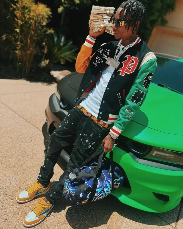 Soulja Boy outfit in Nike, Louis Vuitton, and Balenciaga, 2024