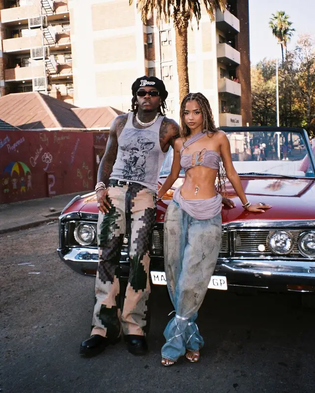 Gunna outfit in Rick Owens, Dior, and Louis Vuitton, 2024