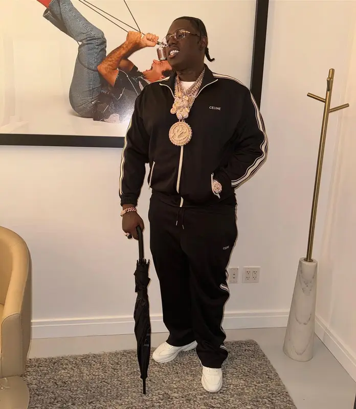 Sheff G outfit in Celine, 2024