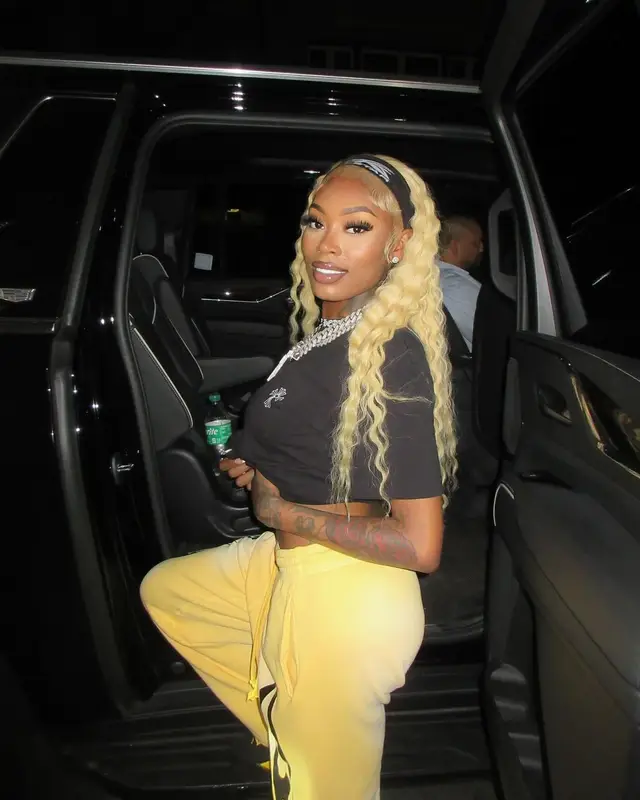 Asian Doll outfit in Chrome Hearts, Jordan, and Hellstar, 2024
