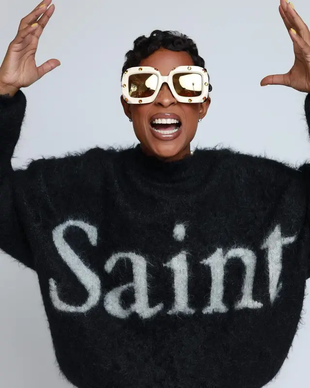 DeJ Loaf outfit in Rick Owens, Gucci, and Dr. Martens, 2024