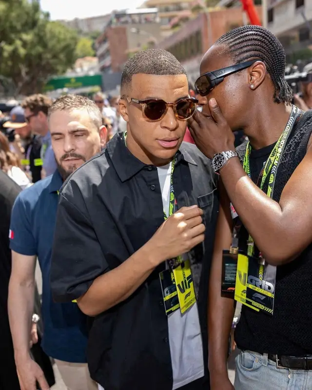 Kylian Mbappe outfit in Nike, Hublot, and Oakley, 2024