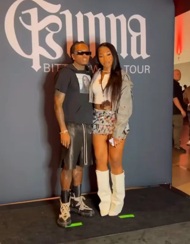 Gunna outfit in Flo Milli Merch , Dr. Martens, and Rick Owens, 2024