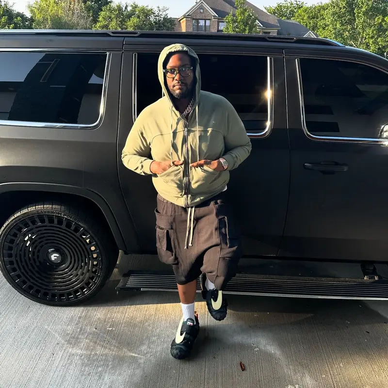 Peezy outfit in Rick Owens, Nike, and Cactus Plant Flea Market, 2024