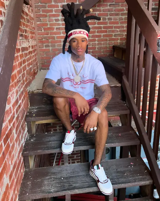 Kuttem Reese outfit in Gucci, 2024
