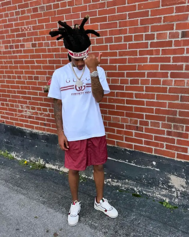 Kuttem Reese outfit in Gucci, 2024