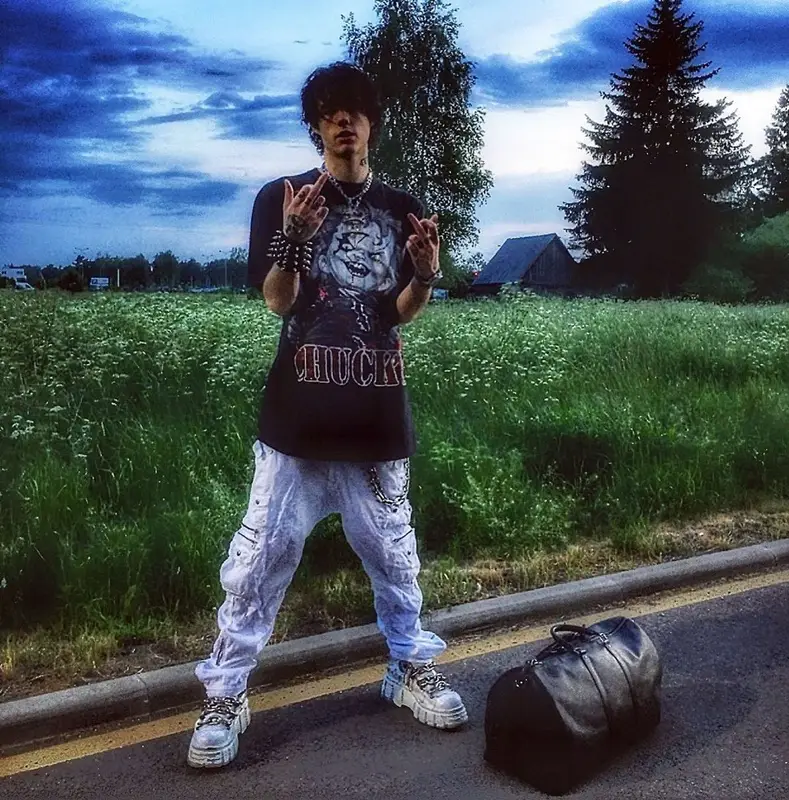 Sematary outfit in Vintage, New Rock, and Louis Vuitton, 2024