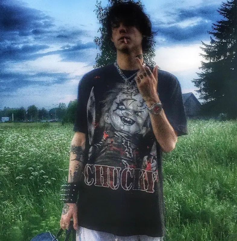 Sematary outfit in Vintage, New Rock, and Louis Vuitton, 2024