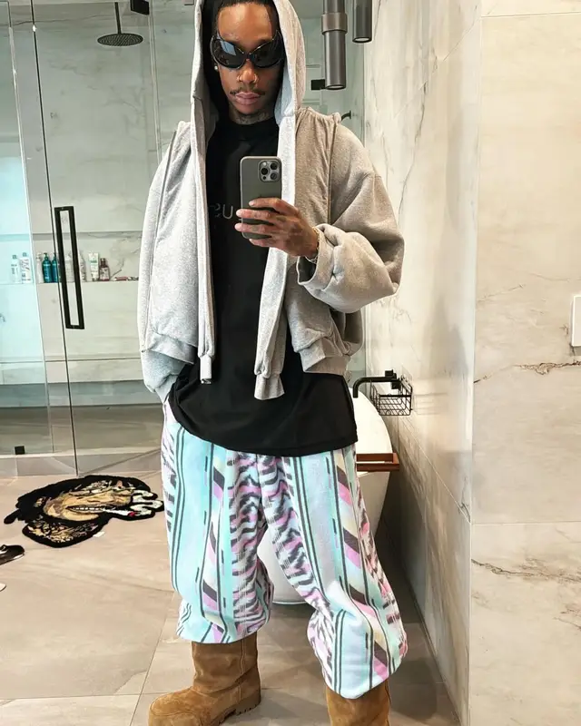 Wiz Khalifa outfit in Balenciaga, 2024