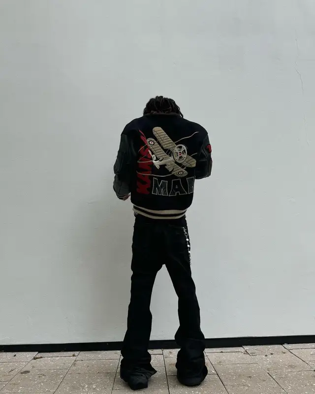 Lil Tecca outfit in Kansai Yamamoto, Rick Owens, and Chrome Hearts, 2024