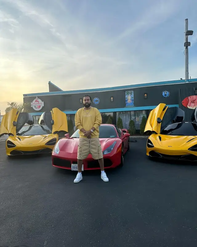 French Montana outfit in Saint Laurent, Rick Owens, and Louis Vuitton, 2024