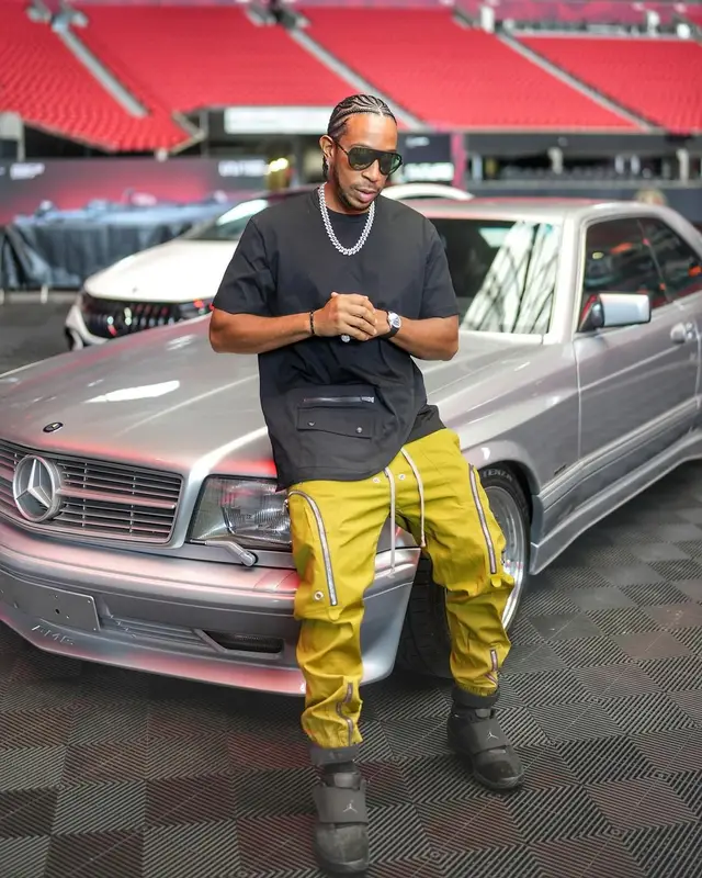 Ludacris outfit in Rick Owens, Jordan, and Gucci, 2024