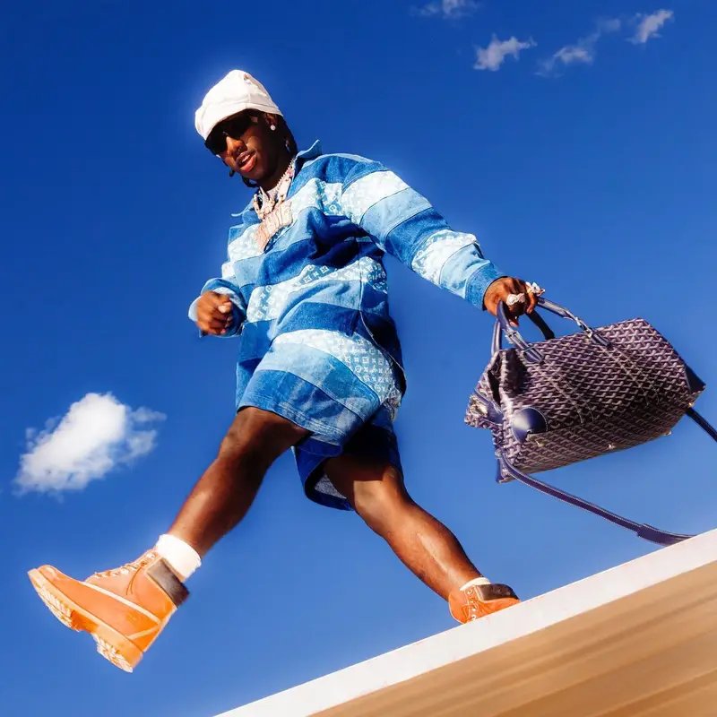 2Rare outfit in Louis Vuitton, Timberland, and Goyard, 2024