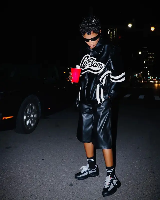 DeJ Loaf outfit in La Fam and Prada, 2024