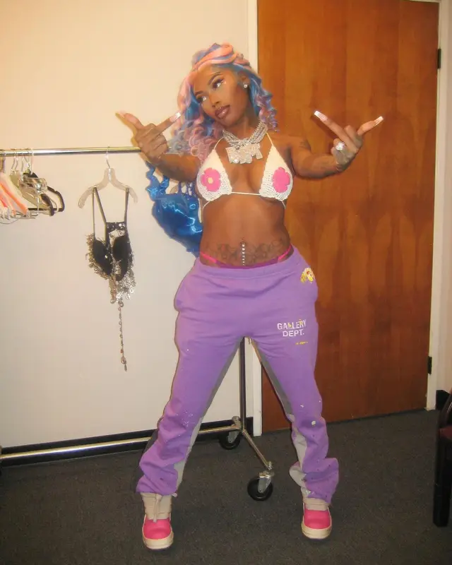 Asian Doll outfit in Rick Owens and Gallery Dept., 2024