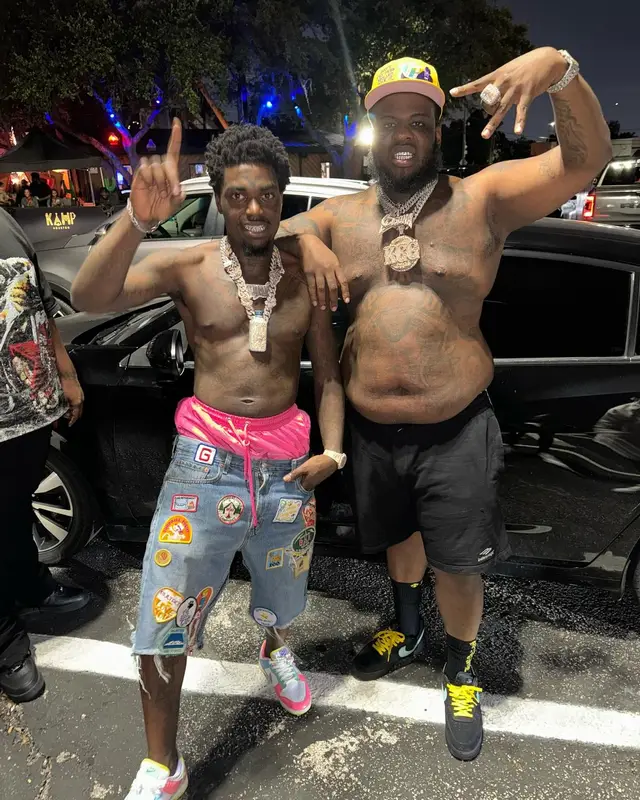Maxo Kream outfit in Balenciaga, Nike, and Chrome Hearts, 2024