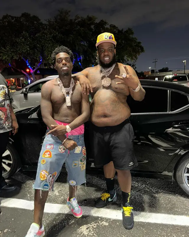 Maxo Kream outfit in Balenciaga, Nike, and Chrome Hearts, 2024