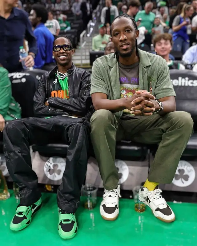 Travis Scott outfit in Vintage, Nike, and Rick Owens, 2024