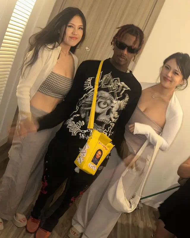 Famous Dex outfit in Lost Intricacy, Nike, and Concepts, 2024