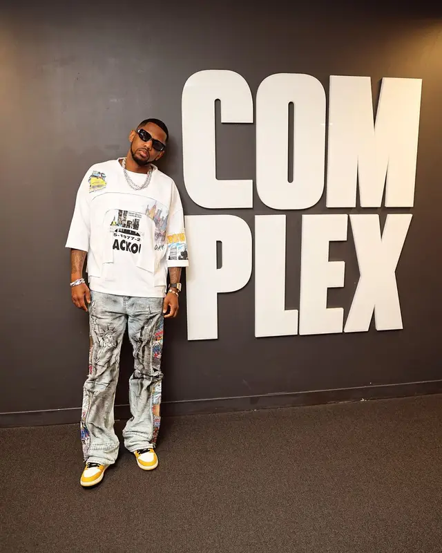 Fabolous outfit in Who Decides War and Nike, 2024